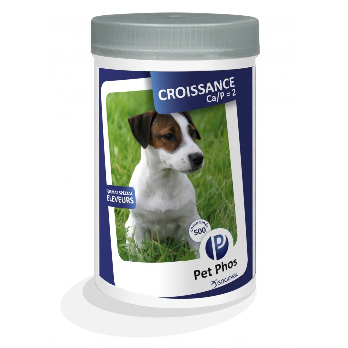 Friandise & complément - Pet-Phos Croissance CA/P=2 pour chiens
