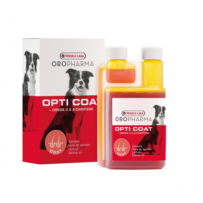 Friandise & complément - Huile de saumon 100 % naturel Opti Coat pour chiens
