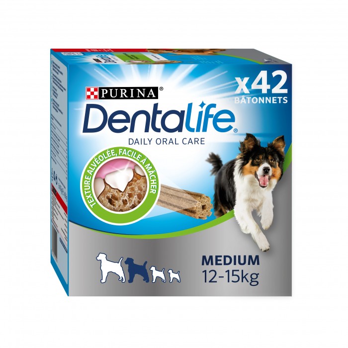 Hygiène dentaire, soin du chien - Dentalife bâtonnets à mâcher pour chiens