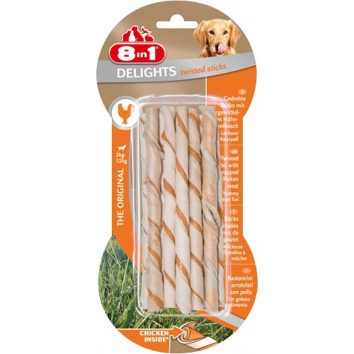 Friandise & complément - Sticks à mâcher Delights Twisted pour chiens