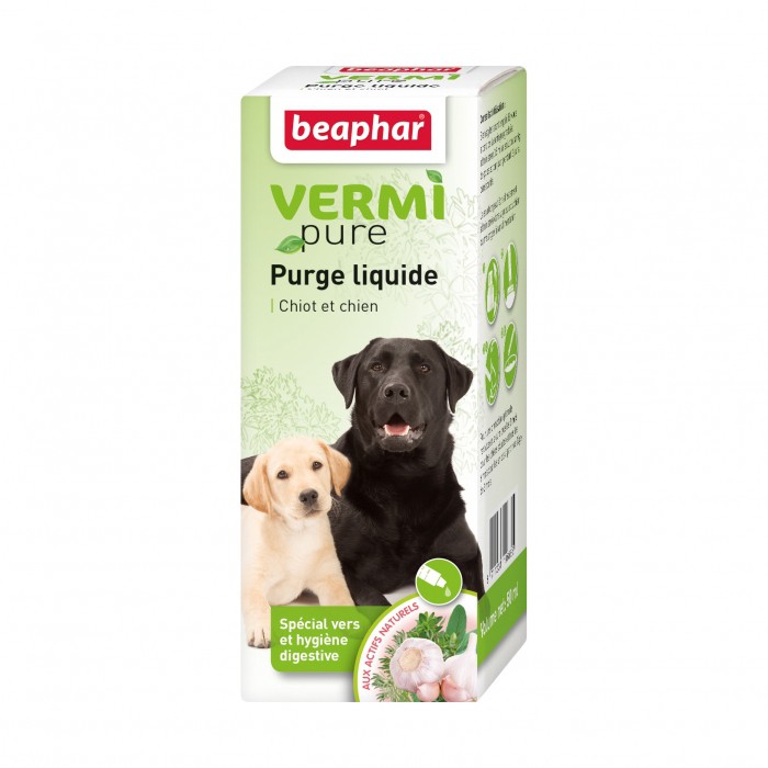 Friandise & complément - Vermipure purge liquide pour chien pour chiens