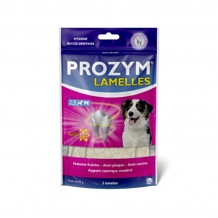 Hygiène dentaire, soin du chien - Prozym lamelles à mâcher - Format découverte pour chiens
