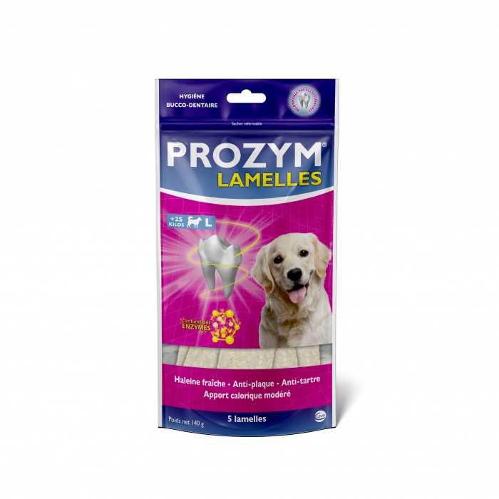 Hygiène dentaire, soin du chien - Prozym lamelles à mâcher - Format découverte pour chiens