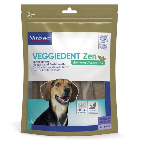 Hygiène dentaire, soin du chien - Veggiedent Zen pour chiens