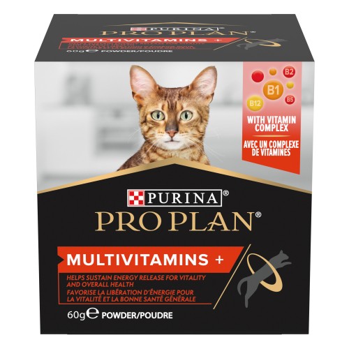 Friandise & complément - PRO PLAN Multi Vitamins+ en poudre - Aliment complémentaire pour chat pour chats