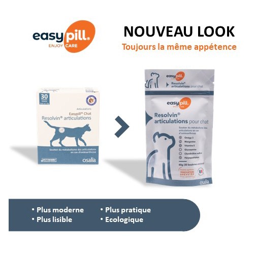 Friandise & complément - Easypill Chat Resolvin Articulations pour chats