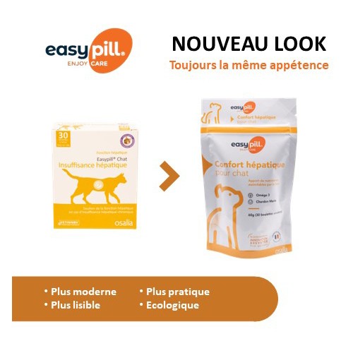 Sélection Made in France - Easypill Chat Confort Hépatique pour chats