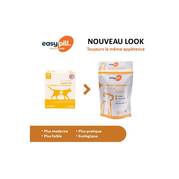 Sélection Made in France - Easypill Chat Confort Hépatique pour chats