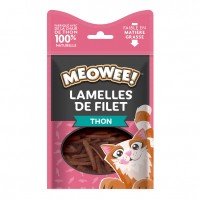 Friandises pour chat - Lamelles de filet Meowee