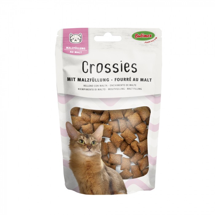 Friandise & complément - Croissies fourrés au malt pour chats