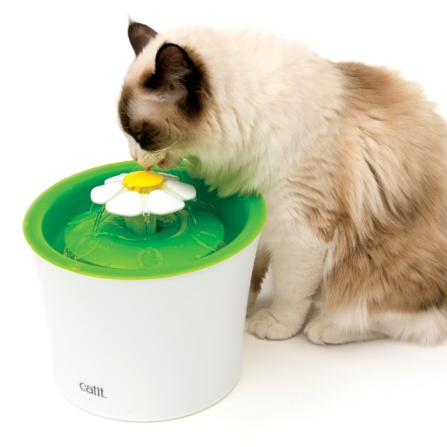 Gamelle, distributeur & fontaine - Fontaine Flower 3L pour chats