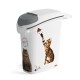 Gamelle, distributeur & fontaine - Conteneur à croquettes Love Cats avec bec verseur pour chats