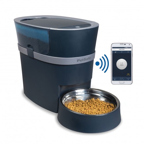Gamelle, distributeur & fontaine - Distributeur connecté Smart Feed 12 repas pour chats