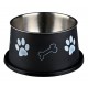 Gamelle et distributeur - Gamelle inox Pattes pour chien - Longues oreilles pour chiens