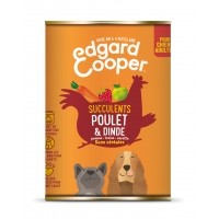 Pâtée en boîte pour chien - Edgard & Cooper, pâtée en boîtes pour chien adulte Pâtée sans céréales Adulte - 6 x 400g