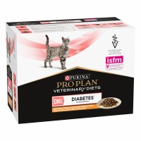 Aliment médicalisé pour chat - Pro Plan Veterinary Diets DM St/Ox Diabetes Management – Pâtées en bouchées pour chat 