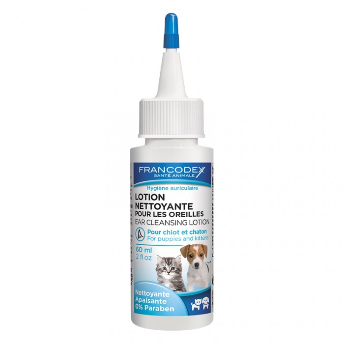 Hygiène dentaire, soin du chien - Nettoyant pour les oreilles chiots & chatons pour chiens