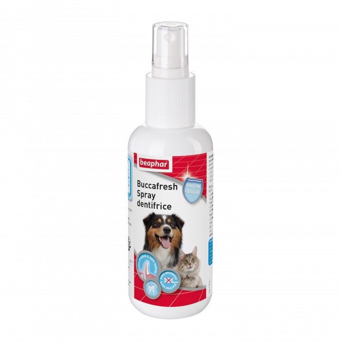 Hygiène dentaire, soin du chien - Spray dentifrice Buccafresh pour chiens