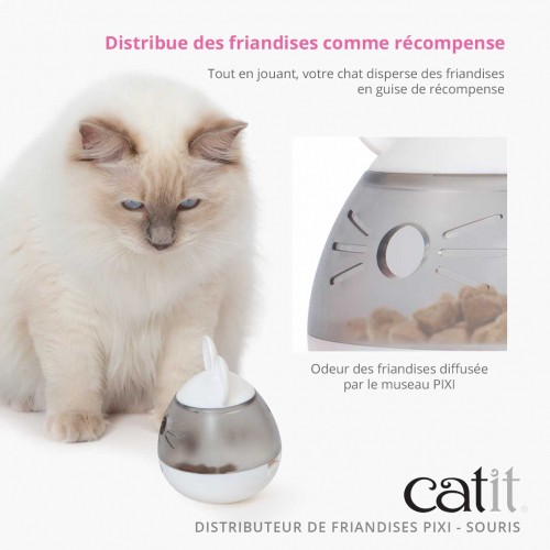 Jouet pour chat - Distributeur de friandises Pixi Souris pour chats