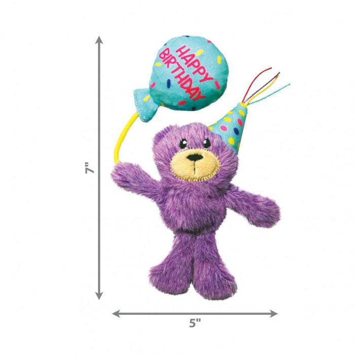 Jouet pour chat - Peluche Birthday Teddy KONG pour chats