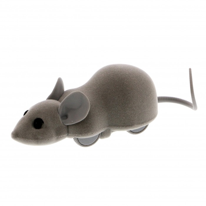 Telecommande electronique souris de jouet pour le tour R SODIAL Jouer avec le chat gris 