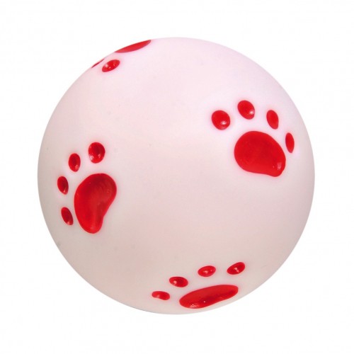 Jouet pour chien - Balle Empreintes en vinyle pour chiens