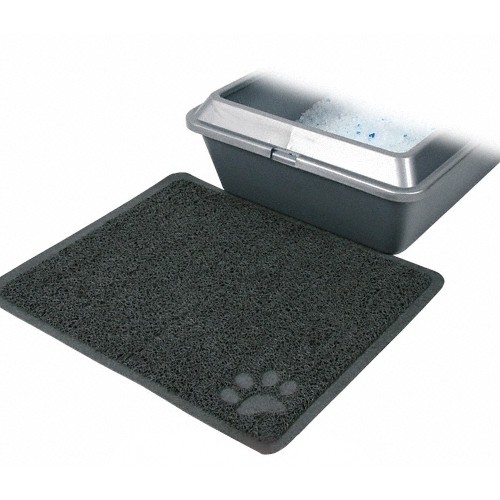Litière chat, maison de toilette - Tapis de sol en PVC pour chats
