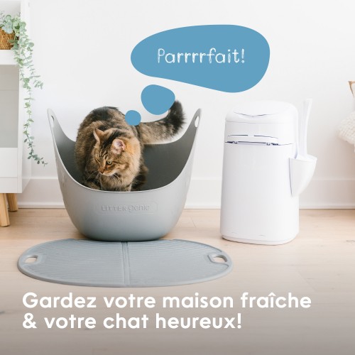 Litière chat, maison de toilette - Poubelle à litière Litter Locker by Litter Genie pour chats