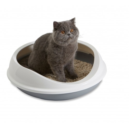 Litière chat, maison de toilette - Bac à litière Figaro pour chats