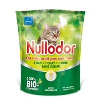 Litière silice pour chat - Litière Nullodor 