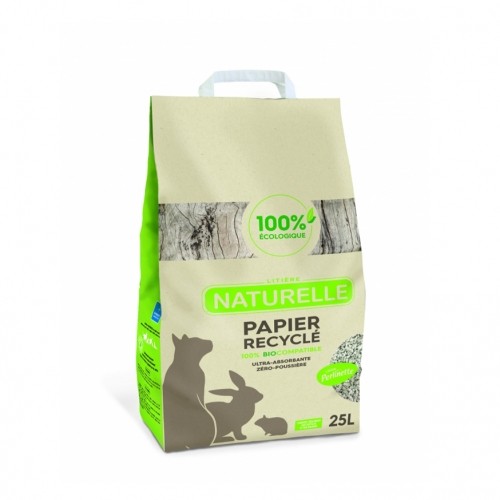 Litière et paille pour rongeur - Litière Perlinette - Papier recyclé pour rongeurs
