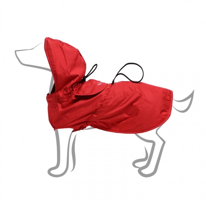 Manteau & compagnie - Imper pliable - Rouge pour chiens