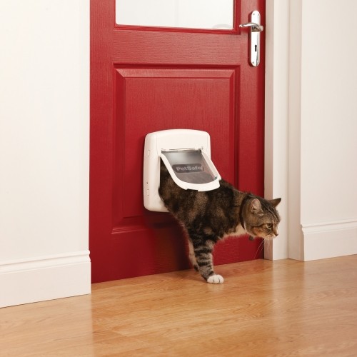 Chatière, sécurité, anti-fugue - Chatière magnétique Staywell® Deluxe pour chats