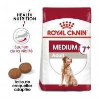 Croquettes pour chien - ROYAL CANIN Medium Adult 7+ - Croquettes pour chien 