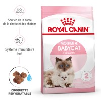 Croquettes pour chatte et chaton - ROYAL CANIN Mother & BabyCat - Croquettes pour chatte et chaton 