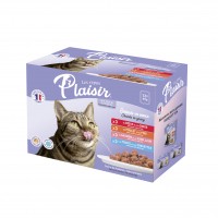 Pâtées pour chat - Repas Plaisir - Multipack Emincés en sauce Chat Adulte Stérilisé - 12 x 85g Repas Plaisir