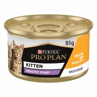 Pâtée en boîte pour chaton - PRO PLAN Healthy Start Kitten en mousse au Poulet - Pâtée pour chaton 