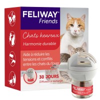 Phéromones pour chat - Feliway Friends diffuseur et recharges Ceva