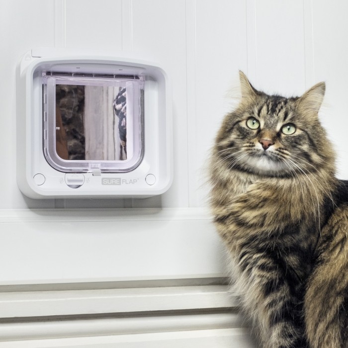 Chatière, sécurité, anti-fugue - Chatière électronique Connect SureFlap pour chats
