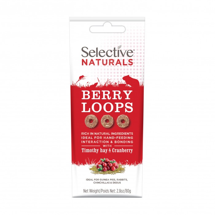 Friandise et complément  - Berry Loops Selective Naturals pour rongeurs