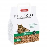 Litière naturelle pour chat - Litière Pure Cat Végétale Zolux