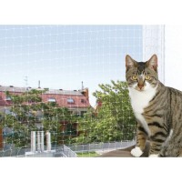 Accessoires de sécurité pour chat - Filet de sécurité pour balcon transparent Trixie