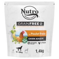 Croquettes pour chien - Nutro Grain Free moyen chien adulte au poulet frais Nutro