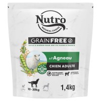 Croquettes pour chien - Nutro Grain Free moyen chien adulte à l'agneau Nutro