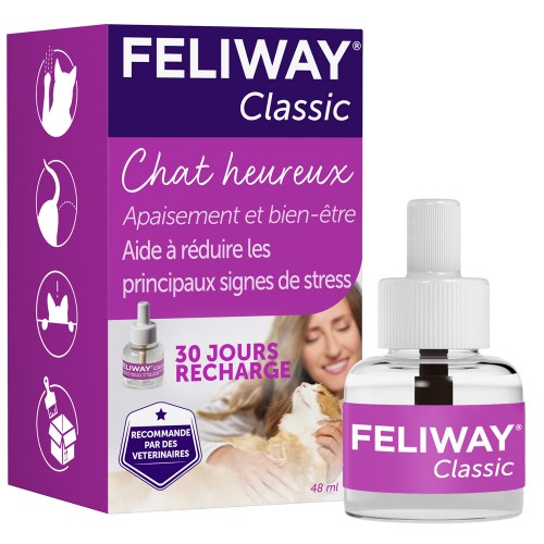 Stress, comportement chat - Feliway® Classic recharge pour chats