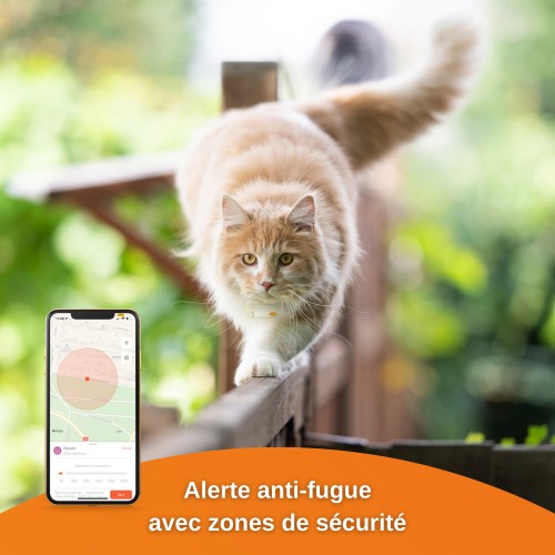 Chatière, sécurité, anti-fugue - Traceur GPS Cats 2 pour chats