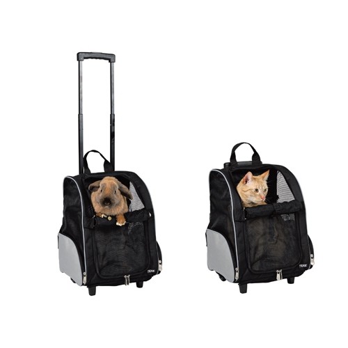 Transport du chat - Sac à roulettes modulable pour chats