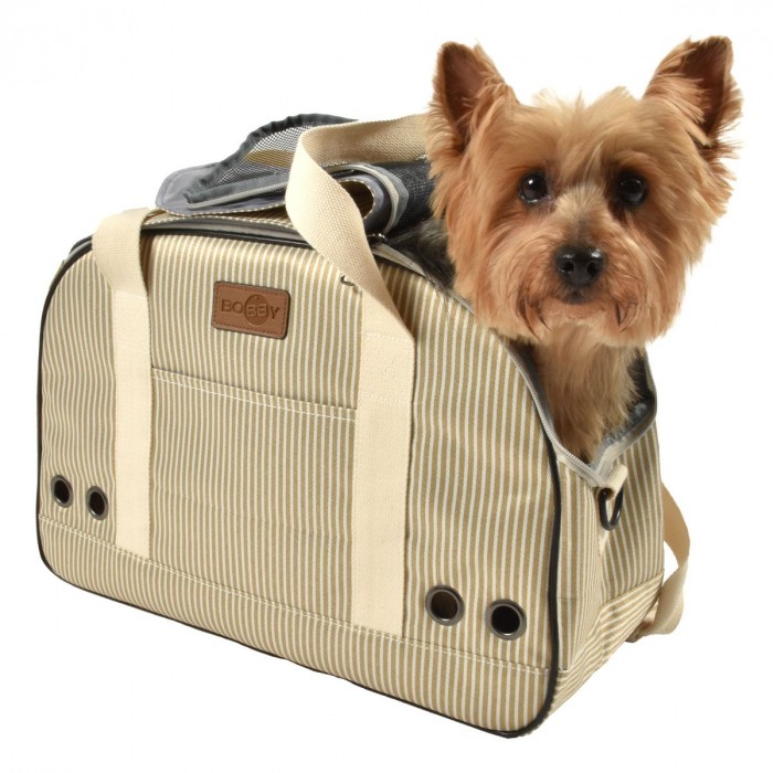 Transport du chien - Sac de transport Tennis beige pour chiens